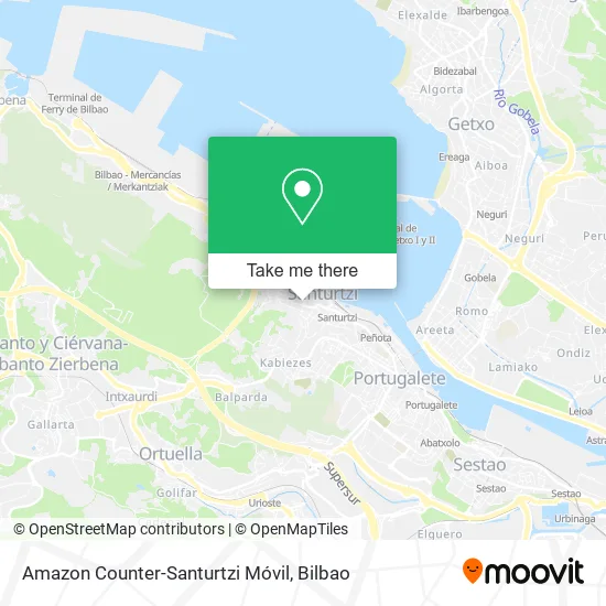 Amazon Counter-Santurtzi Móvil map