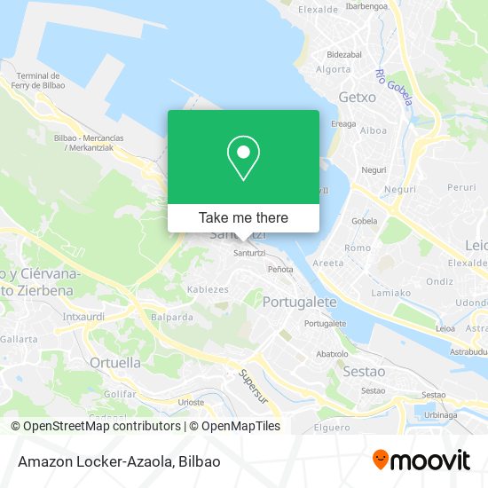 Amazon Locker-Azaola map