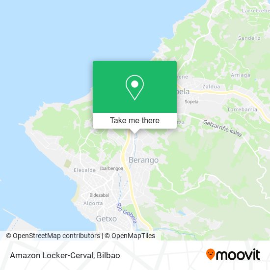Amazon Locker-Cerval map