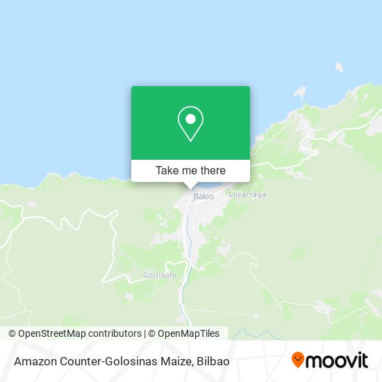 Amazon Counter-Golosinas Maize map