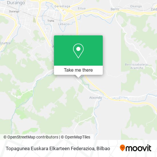 Topagunea Euskara Elkarteen Federazioa map