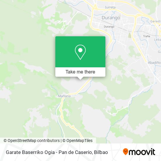 Garate Baserriko Ogia - Pan de Caserío map