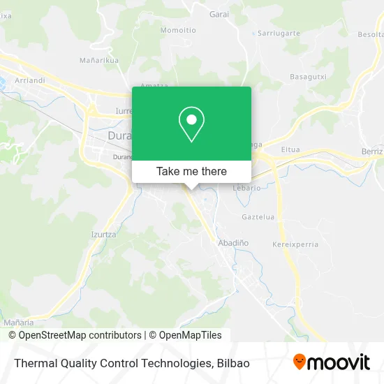Thermal Quality Control Technologies map