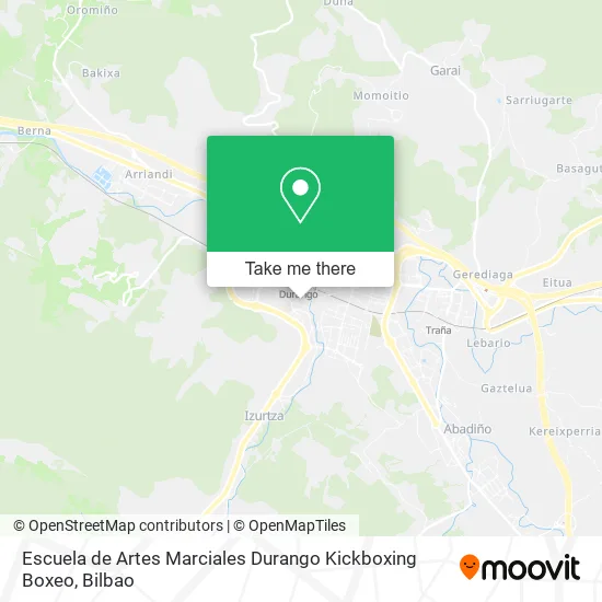 Escuela de Artes Marciales Durango Kickboxing Boxeo map