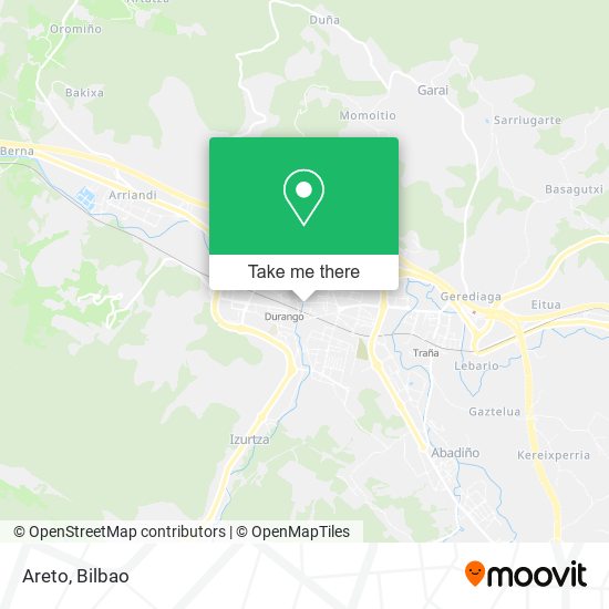 Areto map