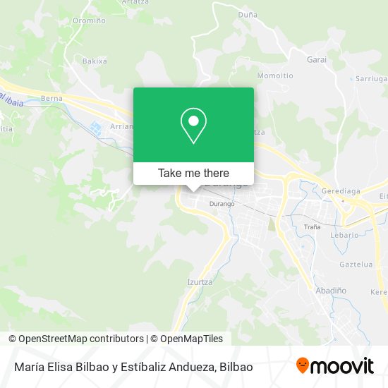 María Elisa Bilbao y Estíbaliz Andueza map