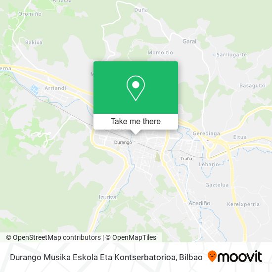 Durango Musika Eskola Eta Kontserbatorioa map