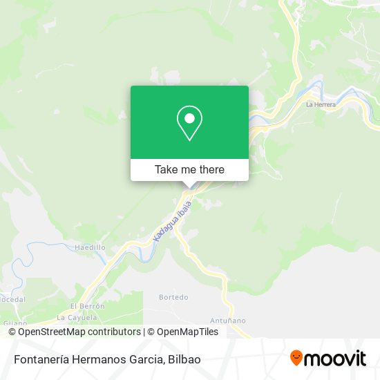 Fontanería Hermanos Garcia map