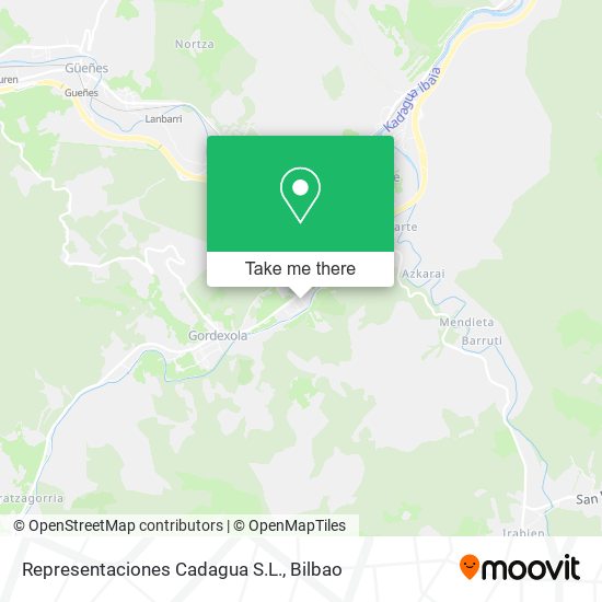 Representaciones Cadagua S.L. map