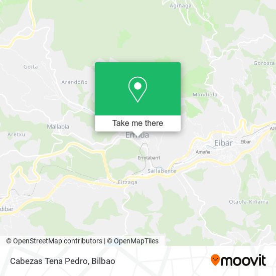 Cabezas Tena Pedro map