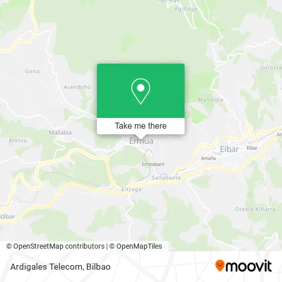 Ardigales Telecom map