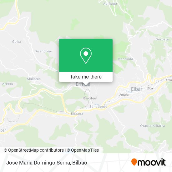 José Maria Domingo Serna map