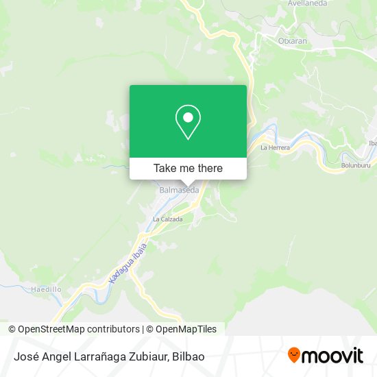 José Angel Larrañaga Zubiaur map