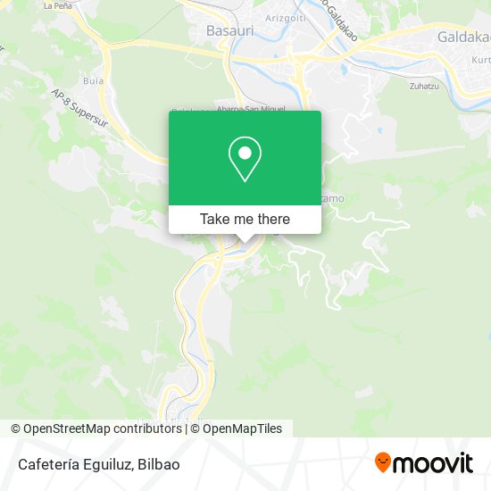 Cafetería Eguiluz map