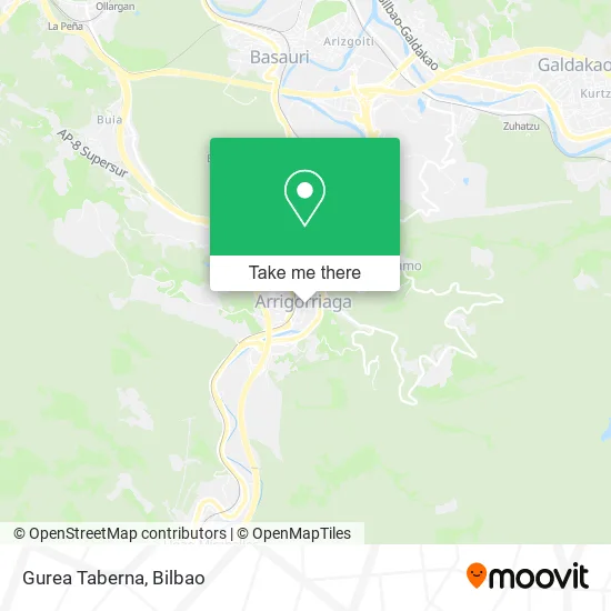 mapa Gurea Taberna