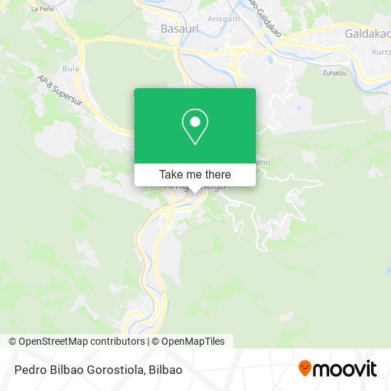 Pedro Bilbao Gorostiola map