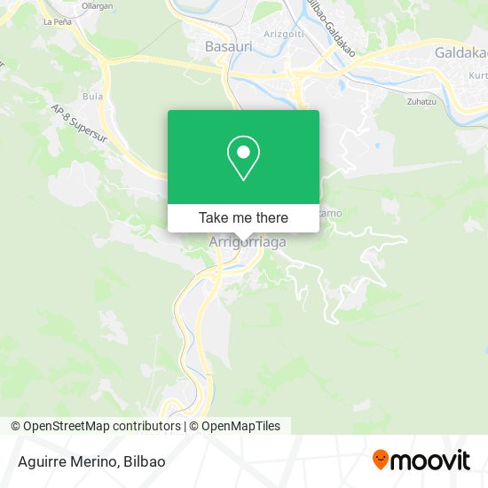 Aguirre Merino map