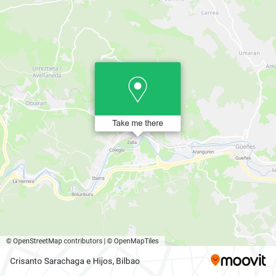 Crisanto Sarachaga e Hijos map