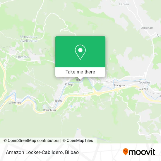Amazon Locker-Cabildero map