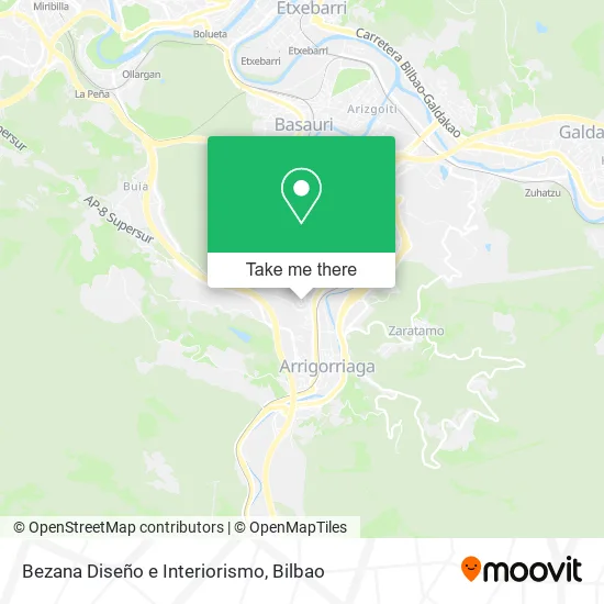 Bezana Diseño e Interiorismo map
