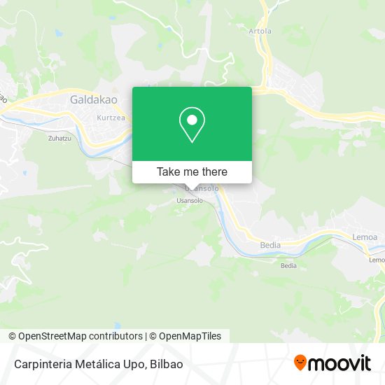 Carpinteria Metálica Upo map