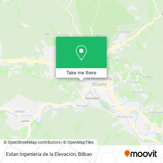 Eidan Ingeniería de la Elevación map