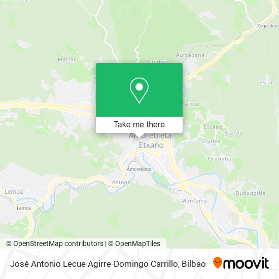 José Antonio Lecue Agirre-Domingo Carrillo map