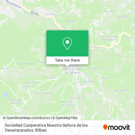 Sociedad Cooperativa Nuestra Señora de los Desamparados map