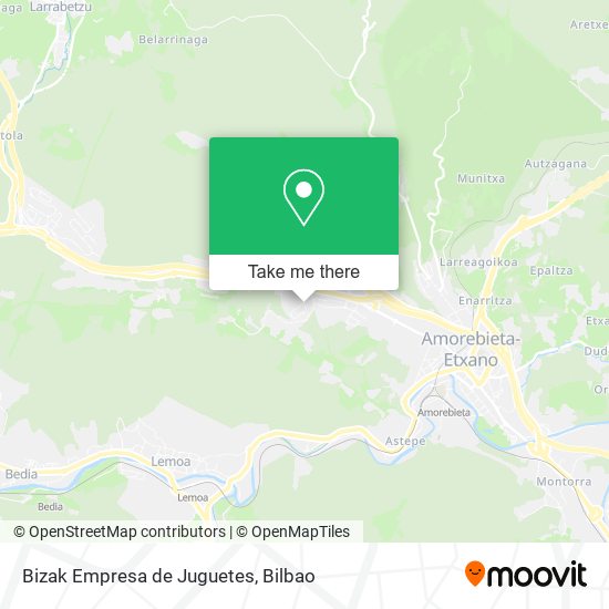 Bizak Empresa de Juguetes map