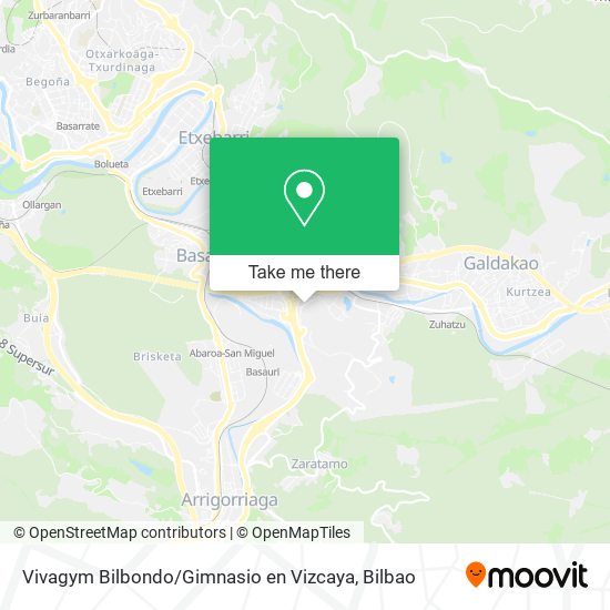 Vivagym Bilbondo / Gimnasio en Vizcaya map