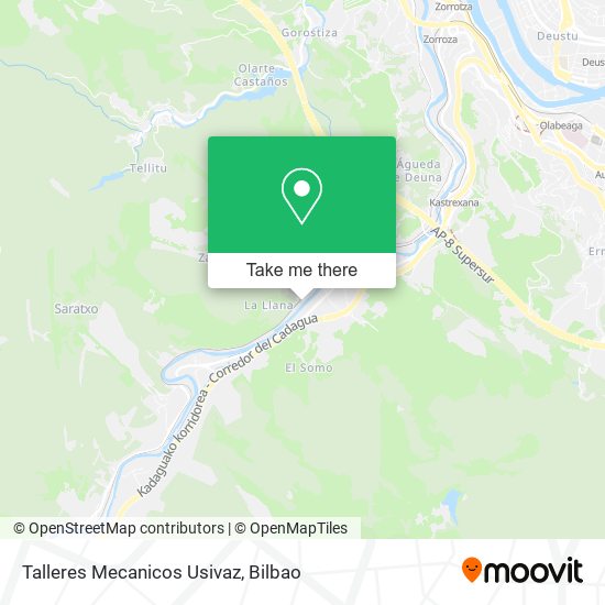 Talleres Mecanicos Usivaz map