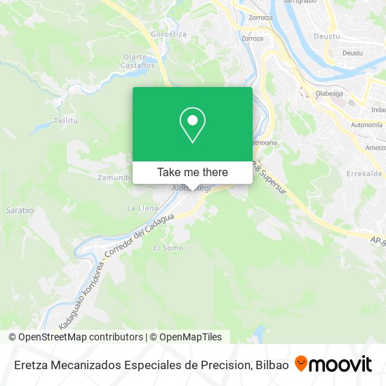 Eretza Mecanizados Especiales de Precision map