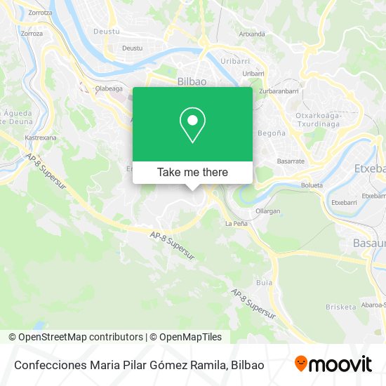 Confecciones Maria Pilar Gómez Ramila map
