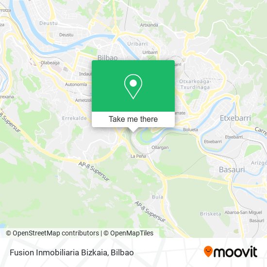 Fusion Inmobiliaria Bizkaia map