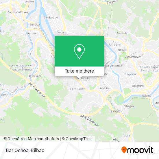 Bar Ochoa map