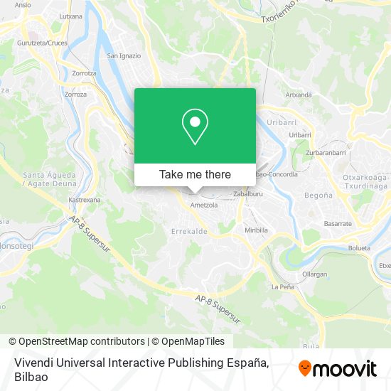 Vivendi Universal Interactive Publishing España map