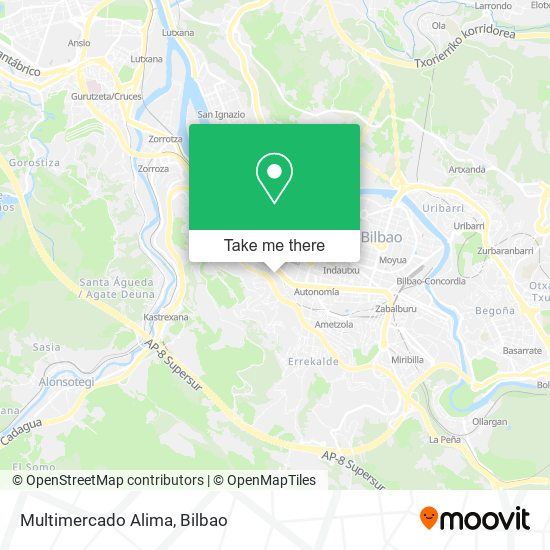 Multimercado Alima map