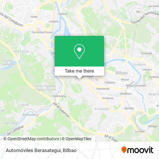 Automóviles Berasategui map