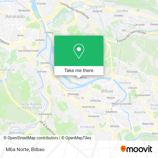 Mba Norte map