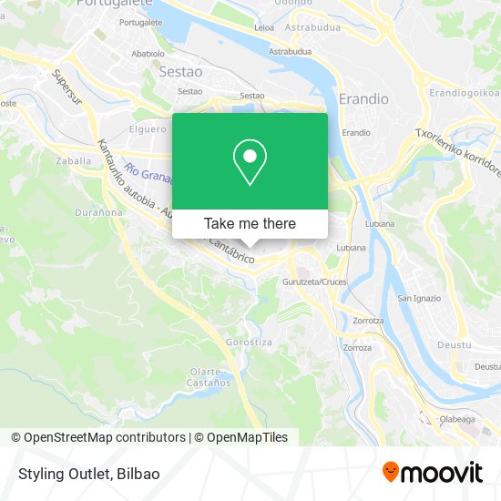 Styling Outlet map