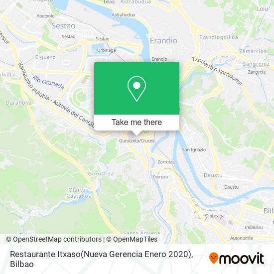 mapa Restaurante Itxaso(Nueva Gerencia Enero 2020)