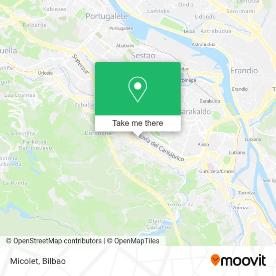 Micolet map