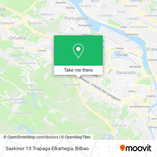 Saskinor 13 Trapaga Elkartegia map