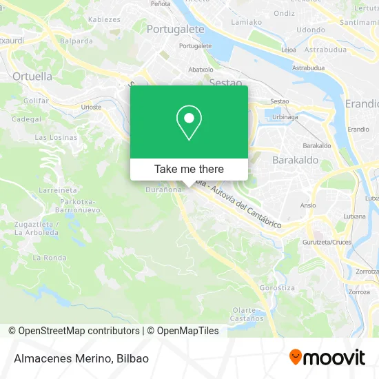 Almacenes Merino map