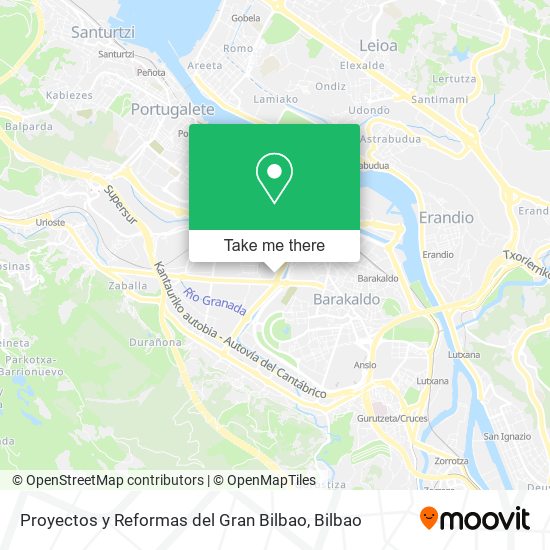 Proyectos y Reformas del Gran Bilbao map