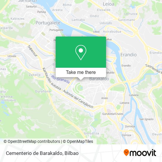 Cementerio de Barakaldo map