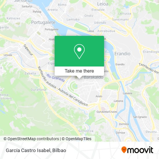 García Castro Isabel map