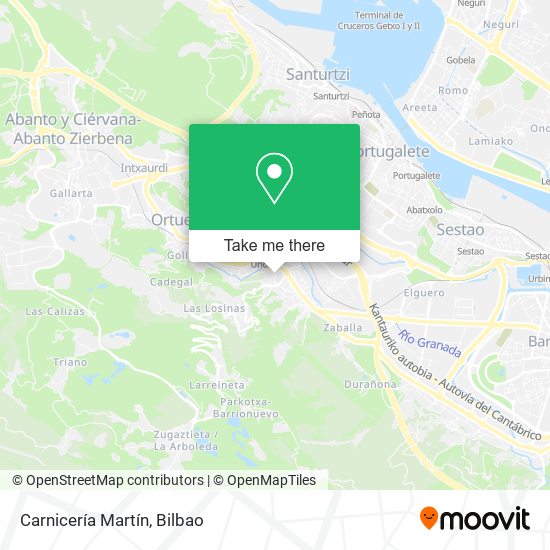 Carnicería Martín map
