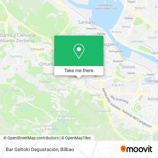 Bar Geltoki Degustación map