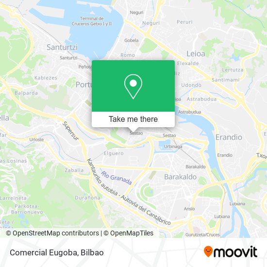 Comercial Eugoba map